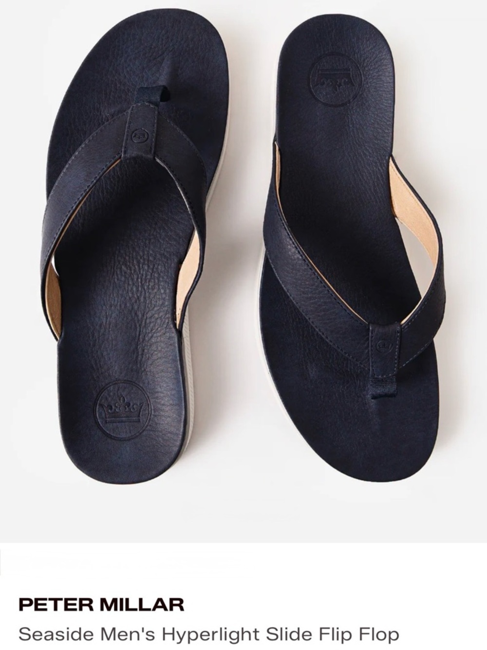 PETER MILLAR Hyperlight Slide Nubuck Flip Flop
